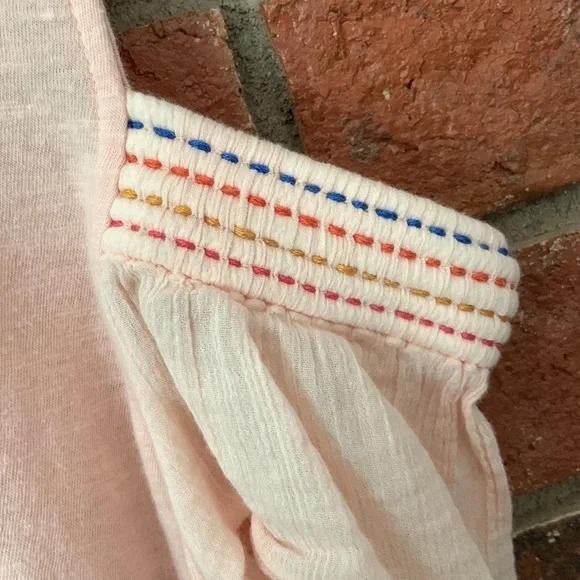 Akemi + Kin Pink Flowy Cold Shoulder Top - Picture 5 of 9